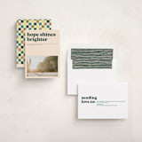 "headline" - Holiday Cards in Spruce by Annie Clark - Assembled
