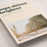 "headline" - Holiday Cards in Spruce by Annie Clark - Detail