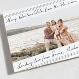 "Postcard Script" - Holiday Cards in Chimney Smoke by Katharine Watson - Detail