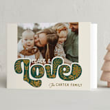 "Scandi Love" - Holiday Cards in Forest by GeekInk Design - Folded Card