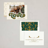 "Scandi Love" - Holiday Cards in Forest by GeekInk Design - Assembled