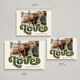 "Scandi Love" - Holiday Cards in Forest by GeekInk Design - Formats Available