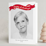"spool" - Holiday Cards in Crimson by Jennifer Lew - Folded Card