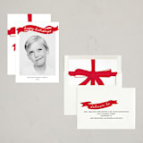 "spool" - Holiday Cards in Crimson by Jennifer Lew - Assembled
