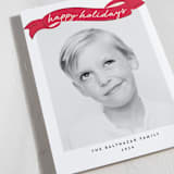 "spool" - Holiday Cards in Crimson by Jennifer Lew - Detail
