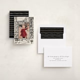 "City Sketch" - Holiday Cards in Licorice by Ekko Studio - Assembled