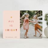 "Citrus" - Holiday Cards in Blush by Morgan Kendall - Front