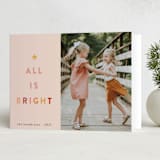 "Citrus" - Holiday Cards in Blush by Morgan Kendall - Folded Card