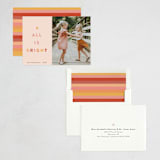"Citrus" - Holiday Cards in Blush by Morgan Kendall - Assembled