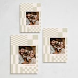 "Checker" - Holiday Cards in Latte by Kennedi Shaw - Formats Available