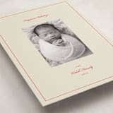 "Simply Modern" - Holiday Cards in Crimson by Jen Ramsey - Detail