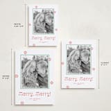 "Peppermint" - Holiday Cards in Candy Cane by Megan Davis - Formats Available