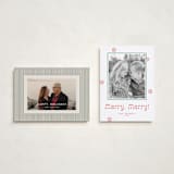 "Peppermint" - Holiday Cards in Candy Cane by Megan Davis - Photo Orientation Options