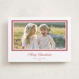 "Lauren" - Holiday Cards in Santa Suit by Blustery August - Front