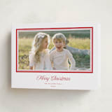 "Lauren" - Holiday Cards in Santa Suit by Blustery August - Folded Card
