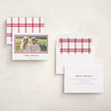 "Lauren" - Holiday Cards in Santa Suit by Blustery August - Assembled