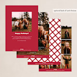 "So Merry Married" - Holiday Cards in Holly Berry by Ashlee Townsend - Back of Card Options