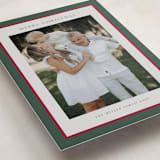 "Simple Frame" - Holiday Cards in Evergreen by Nicole Walsh - Detail