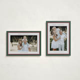 "Simple Frame" - Holiday Cards in Evergreen by Nicole Walsh - Photo Orientation Options