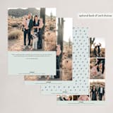 "By the sea" - Holiday Cards in Mint by Meg Gleason - Back of Card Options