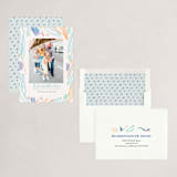 "By the sea" - Holiday Cards in Mint by Meg Gleason - Assembled