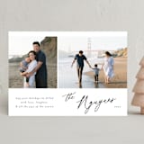 "Paired" - Holiday Cards in Midnight by Melanie Kosuge - Front