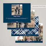 "Paired" - Holiday Cards in Midnight by Melanie Kosuge - Back of Card