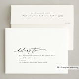 "Paired" - Holiday Cards in Midnight by Melanie Kosuge - FREE Recipient Addressing