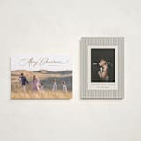 "Classically" - Holiday Cards in Sand by Christy Hy Lee - Photo Orientation Options