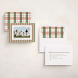 "Southern Sripes" - Holiday Cards in Azalea by Cindy Reynolds - Assembled