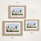 "Southern Sripes" - Holiday Cards in Azalea by Cindy Reynolds - Formats Available