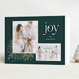 "MULTI BLOOM" - Holiday Cards in Evergreen by Melanie Kosuge - Folded Card