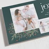 "MULTI BLOOM" - Holiday Cards in Evergreen by Melanie Kosuge - Detail