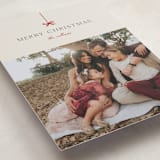 "Bow" - Holiday Cards in Poinsettia by Pixel and Hank - Detail