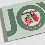 "joy joy" - Holiday Cards in Mint by Erin Deegan - Detail