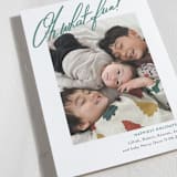 "So much fun" - Holiday Cards in Evergreen by Rebecca Daublin - Detail
