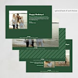 "Bright Edit" - Holiday Cards in Evergreen by Corie Page - Back of Card Options