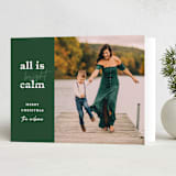 "Bright Edit" - Holiday Cards in Evergreen by Corie Page - Folded Card