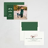 "Bright Edit" - Holiday Cards in Evergreen by Corie Page - Assembled