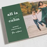 "Bright Edit" - Holiday Cards in Evergreen by Corie Page - Detail