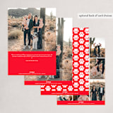 "naughty dog" - Holiday Cards in Fire Engine by Erin Deegan - Back of Card Options