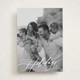 "Elegant Holiday" - Holiday Cards in Snow by Carolyn Nicks - Front