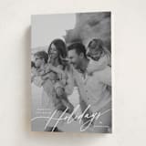 "Elegant Holiday" - Holiday Cards in Snow by Carolyn Nicks - Folded Card