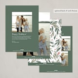 "Winter Foliage" - Holiday Cards in Snow by Joanna Griffin - Back of Card