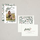 "Winter Foliage" - Holiday Cards in Snow by Joanna Griffin - Assembled