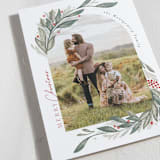 "Winter Foliage" - Holiday Cards in Snow by Joanna Griffin - Detail