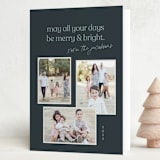 "All Your Days" - Holiday Cards in Night by Heather Cairl - Folded Card