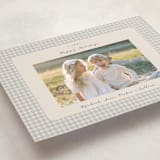 "Gingham Vintage" - Holiday Cards in Ash by Emily Betts - Detail