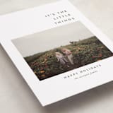 "The Little Things" - Holiday Cards in Fir by Up Up Creative - Detail