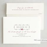 "bough" - Holiday Cards in Wreath by Pixel and Hank - FREE Recipient Addressing